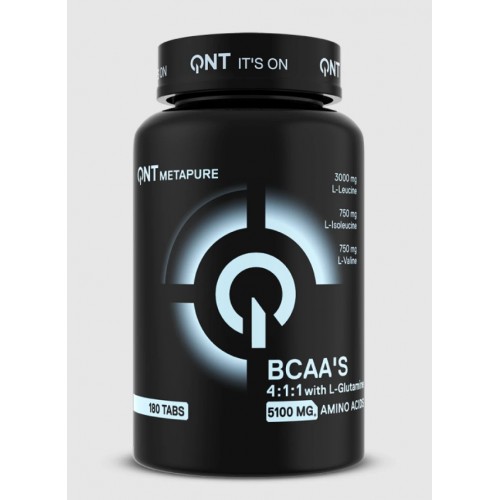 QNT BCAA'S 4:1:1 + L-Glutamine 180 ταμπλέτες
